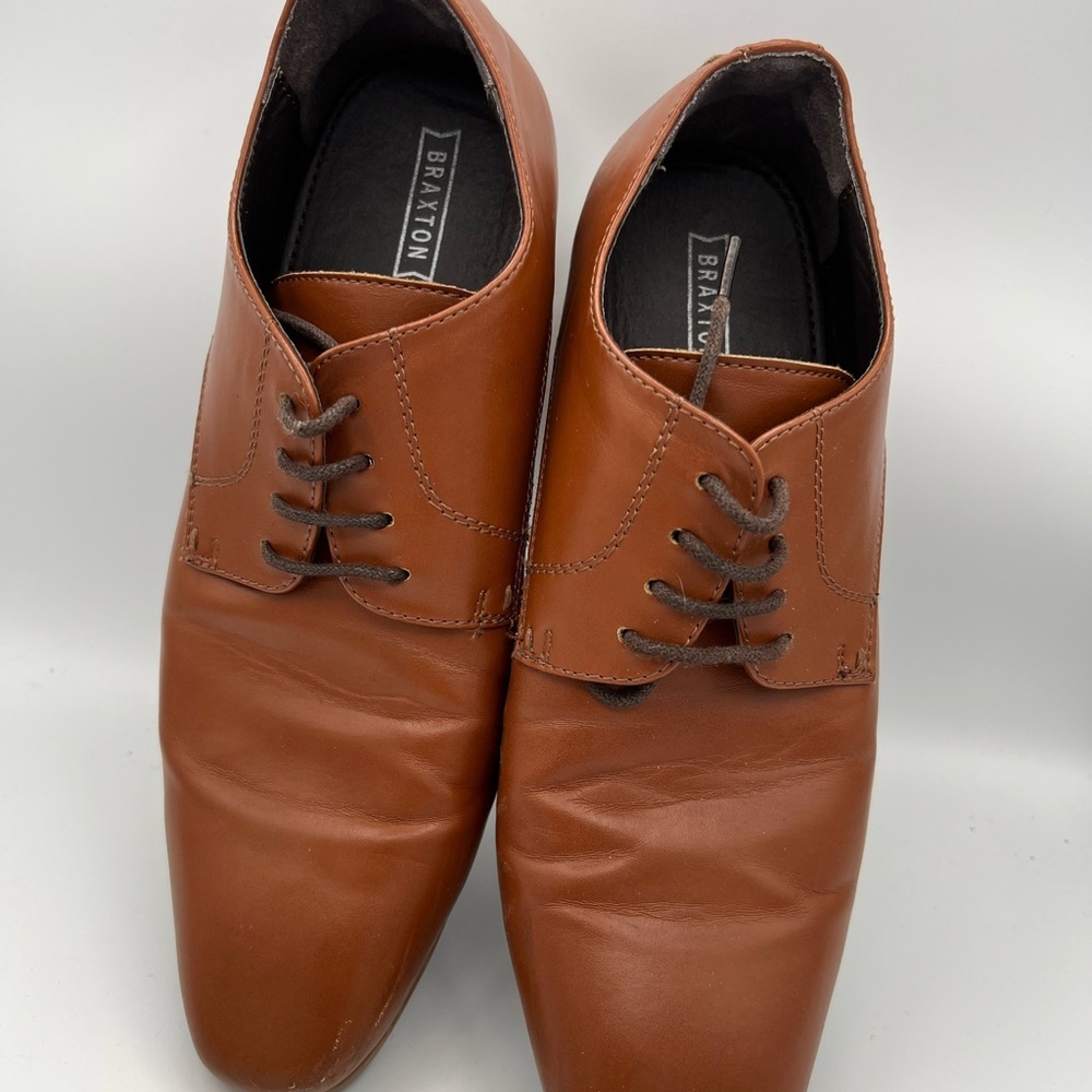 Braxton‎ Men's Brown Leather Shoes